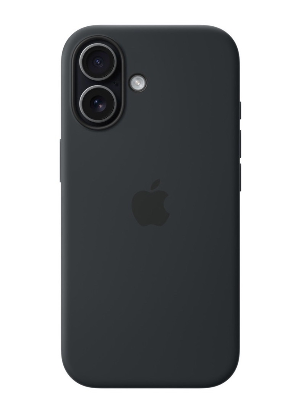 Apple Silicone iPhone Case - Charcoal Black